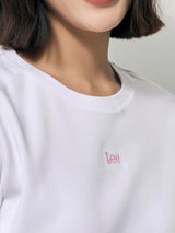 LEE PINK COLLECTION REGULAR FIT WOMEN'S TEE SHORT SLEEVE WHITE