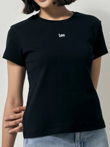 LEE PINK COLLECTION REGULAR FIT WOMEN'S TEE SHORT SLEEVE BLACK