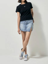 LEE PINK COLLECTION REGULAR FIT WOMEN'S TEE SHORT SLEEVE BLACK