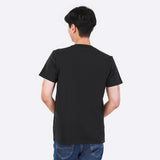 เสื้อยืดแขนสั้นผู้ชาย BLACK COLLECTION ทรงตรง สีดำ