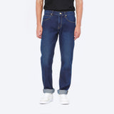 กางเกงยีนส์ผู้ชาย ZED FIT เอวกลาง ทรงเข้ารูป สียีนส์