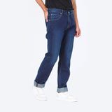 กางเกงยีนส์ผู้ชาย ZED FIT เอวกลาง ทรงเข้ารูป สียีนส์