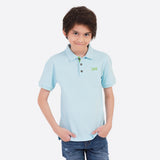 POLO FIT REGULAR BOY'S POLO SHORT SLEEVE BLUE