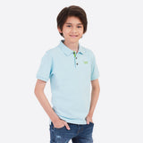 POLO FIT REGULAR BOY'S POLO SHORT SLEEVE BLUE