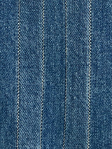 กางเกงยีนส์ผู้ชาย คอลเลคชั่น LEE + PAUL SMITH SEASONAL FIT เอวกลาง ทรงกระบอก สียีนส์กลาง