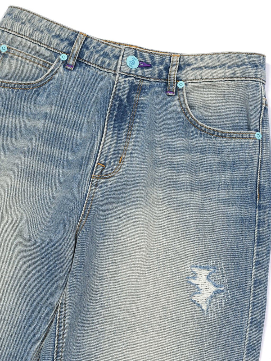 LEE X RUOHAN WANG COLLECTION COMFORT FIT MID WOMEN'S JEANS LIGHT