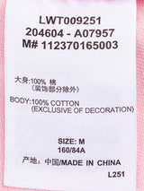 LEE X RUOHAN WANG COLLECTION WOMEN'S DENIM JACKET PINK