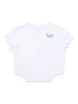 CROPPED FIT LEE X RUOHAN WANG COLLECTION WOMEN'S TEE SHORT SLEEVE WHITE