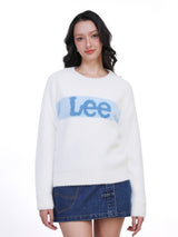 เสื้อสเวตเชิ้ตผู้หญิง คอลเลคชั่น ON THE GO ทรงตรง สีขาว