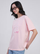 BOYFRIEND FIT ON THE GO COLLECTION WOMEN'S SHORT SLEEVE T-SHIRT PINK