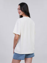 BOYFRIEND FIT ON THE GO COLLECTION WOMEN'S SHORT SLEEVE T-SHIRT BEIGE