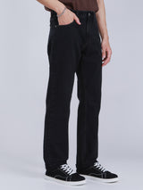 KNOX FIT 101 COLLECTION MID RISE REGULAR MEN'S JEANS BLACK