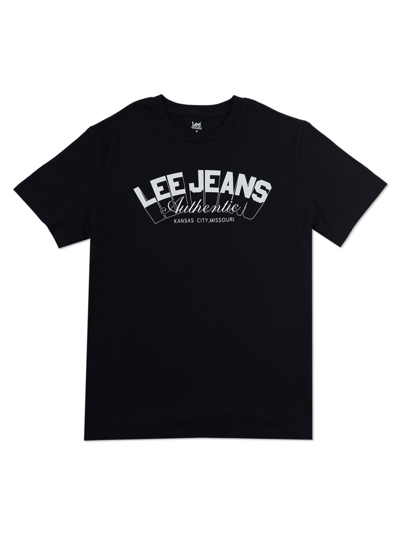 REGULAR FIT MEN'S TEE SHORT SLEEVE NAVY