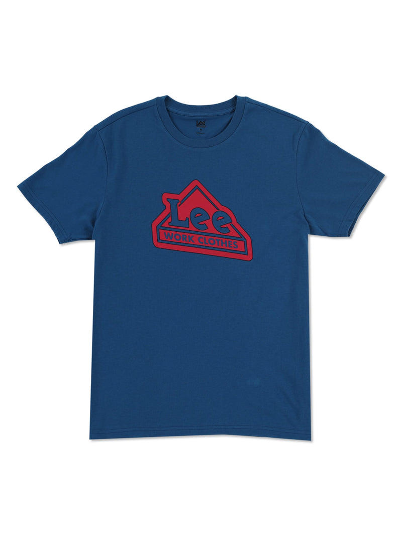 REGULAR FIT MEN'S TEE SHORT SLEEVE NAVY BLUE