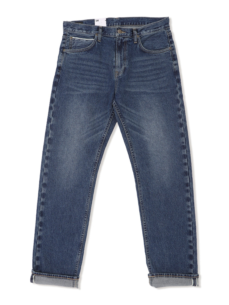 MIAMI FIT LEE RIDERS COLLECTION MID RISE REGULAR MEN'S JEANS MID INDIGO