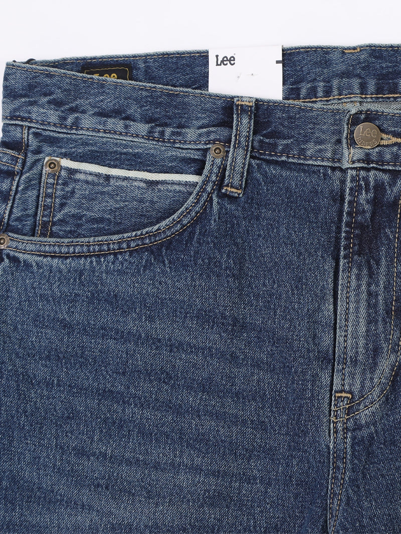 MIAMI FIT LEE RIDERS COLLECTION MID RISE REGULAR MEN'S JEANS MID INDIGO