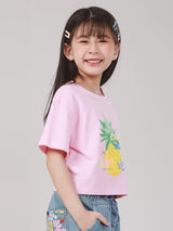 CROPPED FIT LEE FRESH COLLECTION GIRL'S TEE SHORT SLEEVE PINK