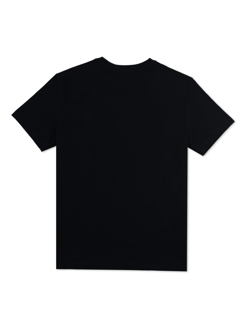เสื้อยืดแขนสั้นผู้ชาย ทรงตรง สีกรมท่า