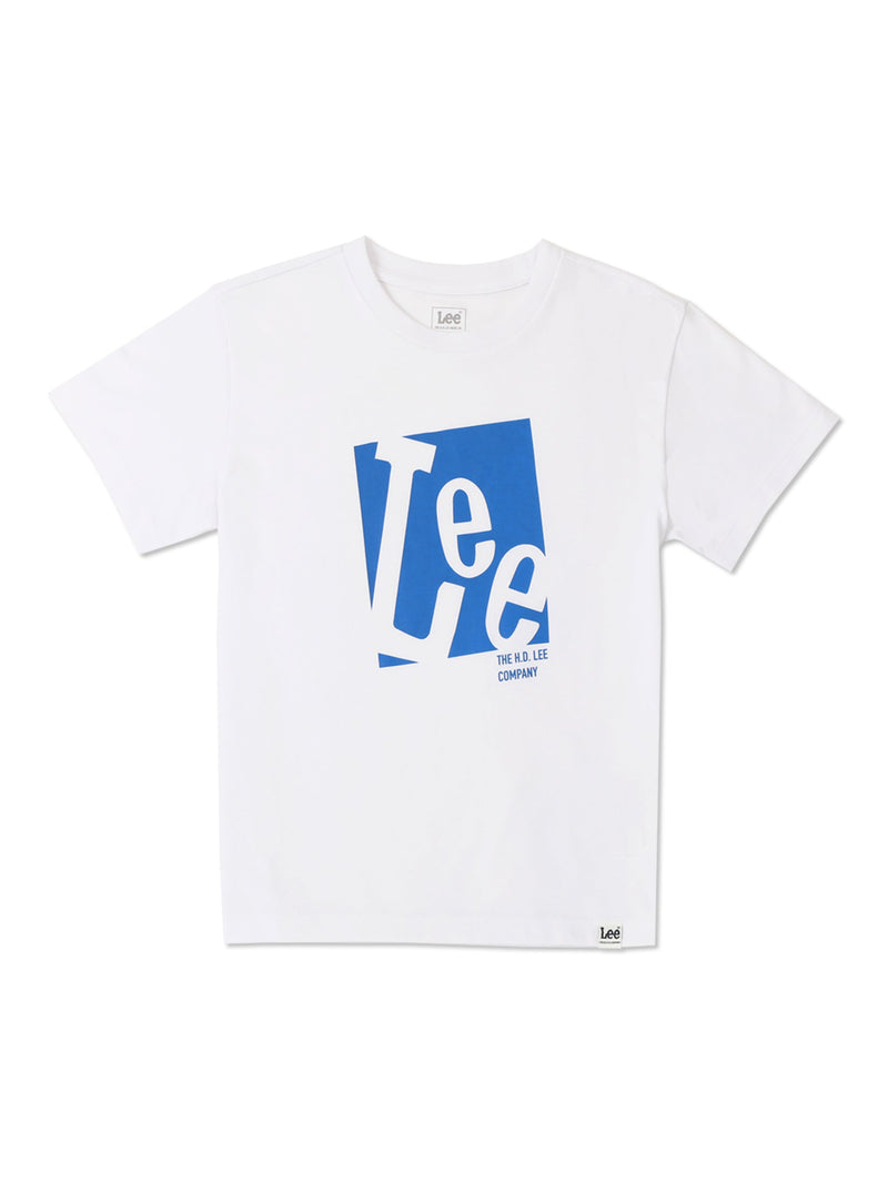 เสื้อยืดแขนสั้นเด็กผู้ชาย / เด็กผู้หญิง ทรงตรง สีขาว