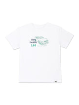 เสื้อยืดแขนสั้นเด็กผู้ชาย / เด็กผู้หญิง ทรงตรง สีขาว