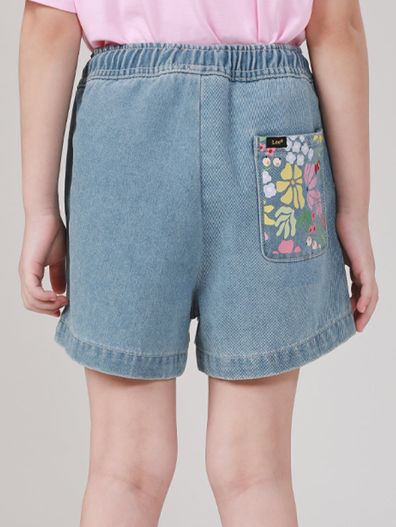 REGULAR FIT LEE FRESH COLLECTION GIRL'S DENIM SHORTS MID INDIGO