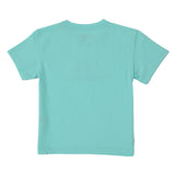 เสื้อยืดแขนสั้นเด็กผู้ชาย/เด็กผู้หญิง ทรงตรง สีเขียว