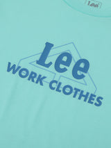 เสื้อยืดแขนสั้นเด็กผู้ชาย/เด็กผู้หญิง ทรงตรง สีเขียว
