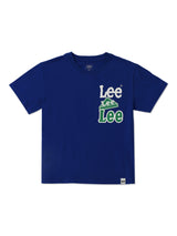 REGULAR FIT UNISEX KIDS'S TEE SHORT SLEEVE NAVY BLUE