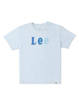 REGULAR FIT UNISEX KIDS'S TEE SHORT SLEEVE BLUE