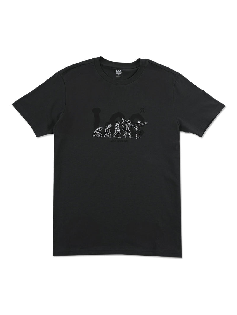 REGULAR FIT MEN'S TEE SHORT SLEEVE GREY