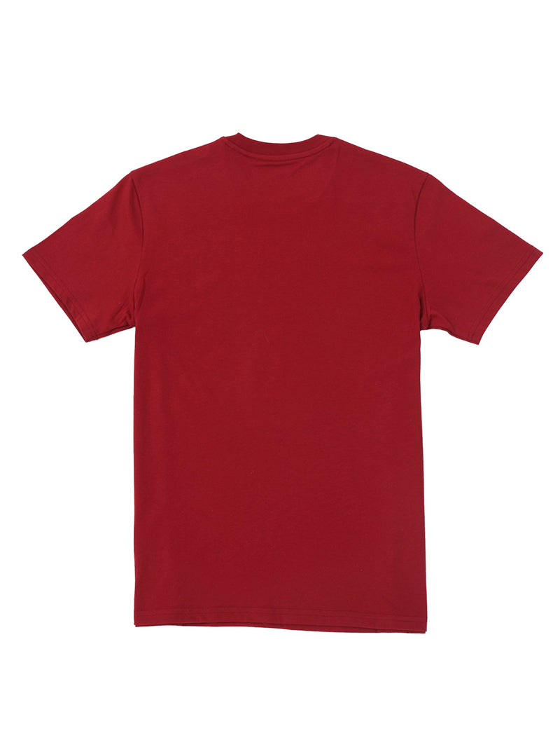 REGULAR FIT MEN'S TEE SHORT SLEEVE RED