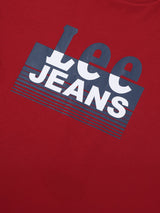 REGULAR FIT MEN'S TEE SHORT SLEEVE RED