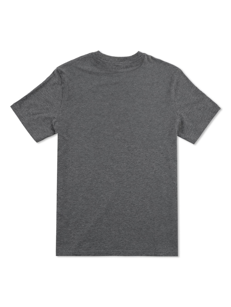 REGULAR FIT MEN'S TEE SHORT SLEEVE GREY