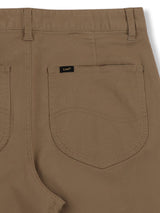 REGULAR FIT MID MEN'S SHORTS BEIGE