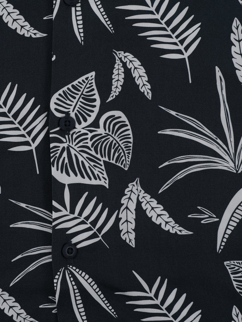 COMFORT FIT MEN'S SHIRT SHORT SLEEVE NAVY