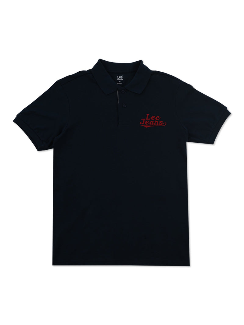 REGULAR FIT MEN'S POLO SHORT SLEEVE NAVY