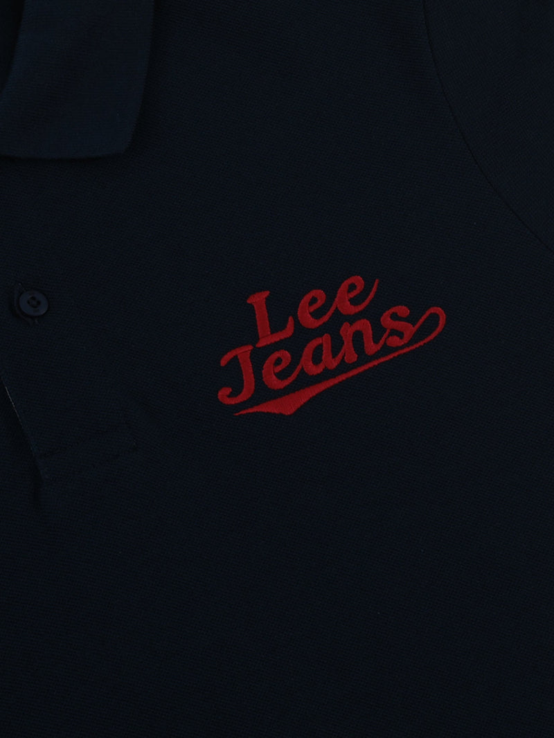 REGULAR FIT MEN'S POLO SHORT SLEEVE NAVY