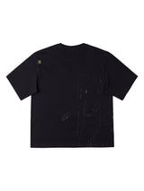 เสื้อยืดแขนสั้นผู้ชาย คอลเลคชั่น LEE X MIGHTY JAXX COMFORT FIT สีดำ