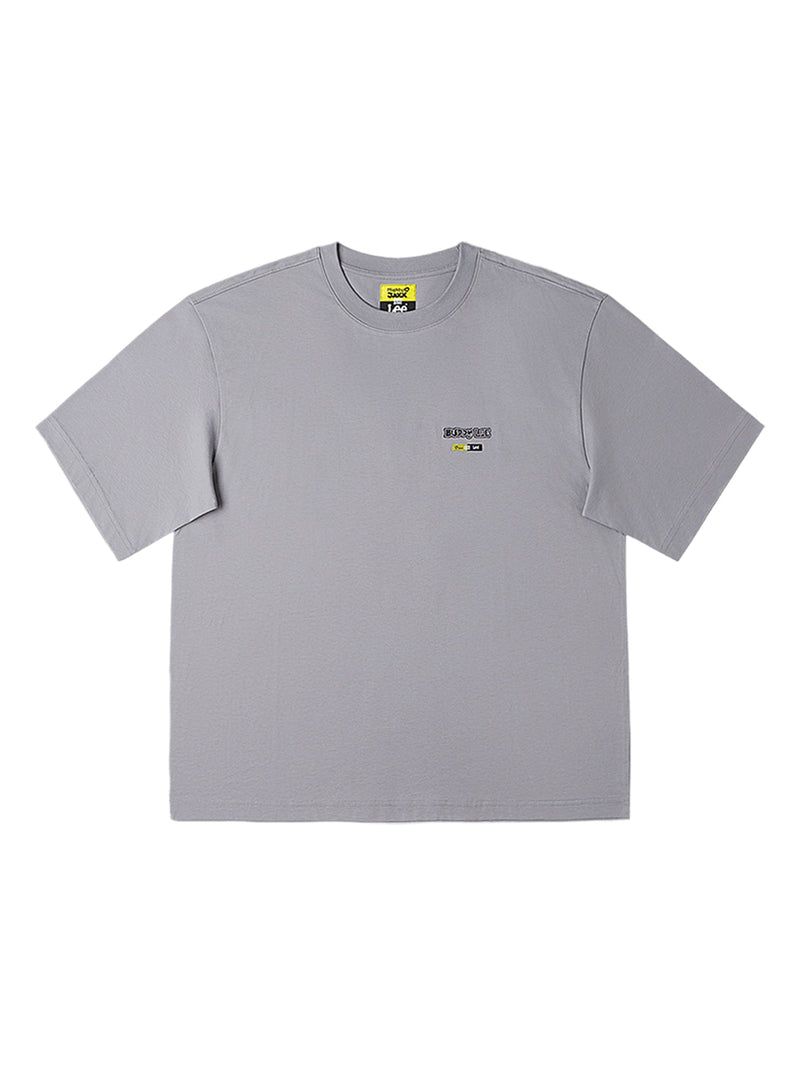 เสื้อยืดแขนสั้นผู้ชาย คอลเลคชั่น LEE X MIGHTY JAXX COMFORT FIT สีเทา