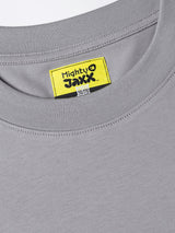เสื้อยืดแขนสั้นผู้ชาย คอลเลคชั่น LEE X MIGHTY JAXX COMFORT FIT สีเทา