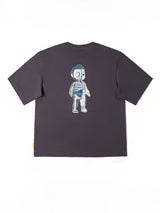 เสื้อยืดแขนสั้นผู้ชาย คอลเลคชั่น LEE X MIGHTY JAXX COMFORT FIT สีเทา