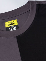 เสื้อยืดแขนสั้นผู้ชาย คอลเลคชั่น LEE X MIGHTY JAXX COMFORT FIT สีเทา