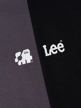 เสื้อยืดแขนสั้นผู้ชาย คอลเลคชั่น LEE X MIGHTY JAXX COMFORT FIT สีเทา