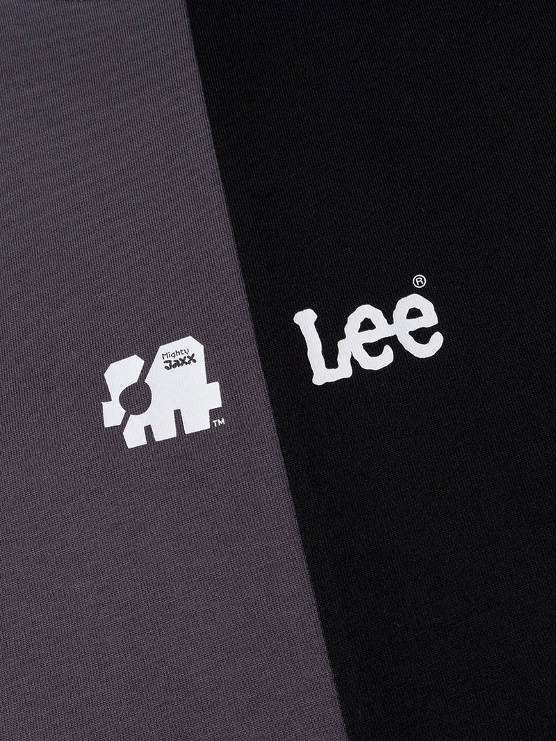 เสื้อยืดแขนสั้นผู้ชาย คอลเลคชั่น LEE X MIGHTY JAXX COMFORT FIT สีเทา