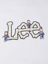 เสื้อยืดแขนสั้นผู้ชาย คอลเลคชั่น LEE X MIGHTY JAXX COMFORT FIT สีขาว
