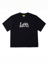 เสื้อยืดแขนสั้นผู้ชาย คอลเลคชั่น LEE X MIGHTY JAXX COMFORT FIT สีดำ