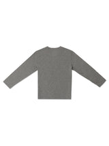 เสื้อยืดแขนยาวเด็กผู้ชาย / เด็กผู้หญิง ทรงตรง สีเทา