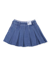 LITTLE PINK COLLECTION GIRL'S DENIM SKIRT LIGHT INDIGO