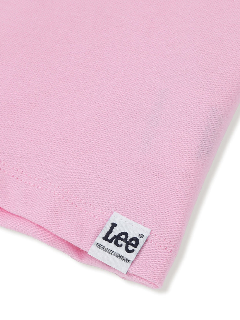 เสื้อยืดแขนสั้นเด็กผู้หญิง คอลเลคชั่น LEE FRESH CROP FIT สีชมพู