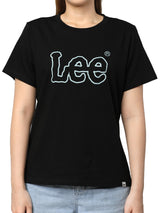 REGULAR FIT WOMEN'S TEE SHORT SLEEVE BLACK